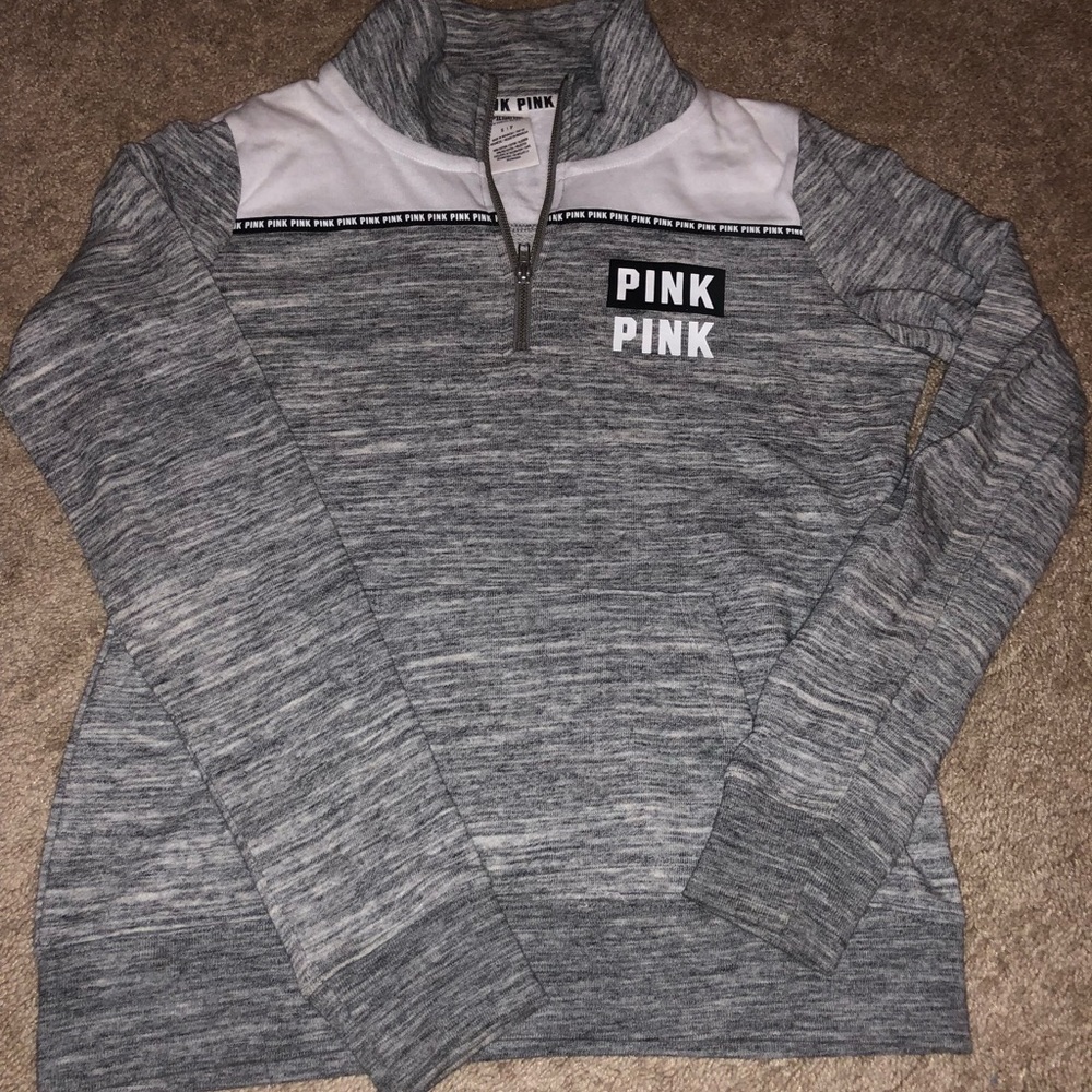 Victoria Secret PINK Quarter Zip Sweatshirt